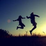 leaping